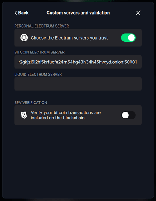 Blockstream Green Electrs