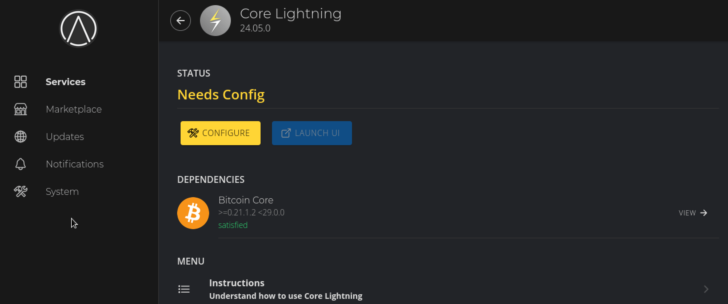 Config CLN