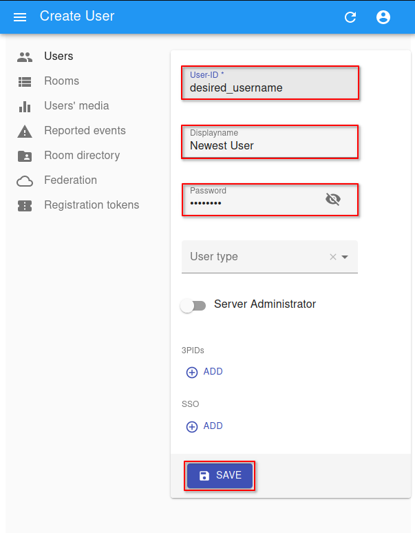 Synapse Admin