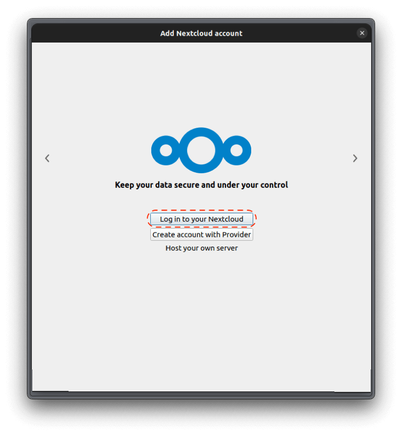 nextcloud login