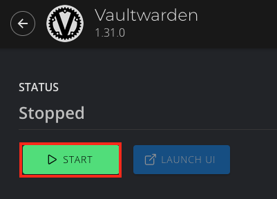 vaultwarden-start-service